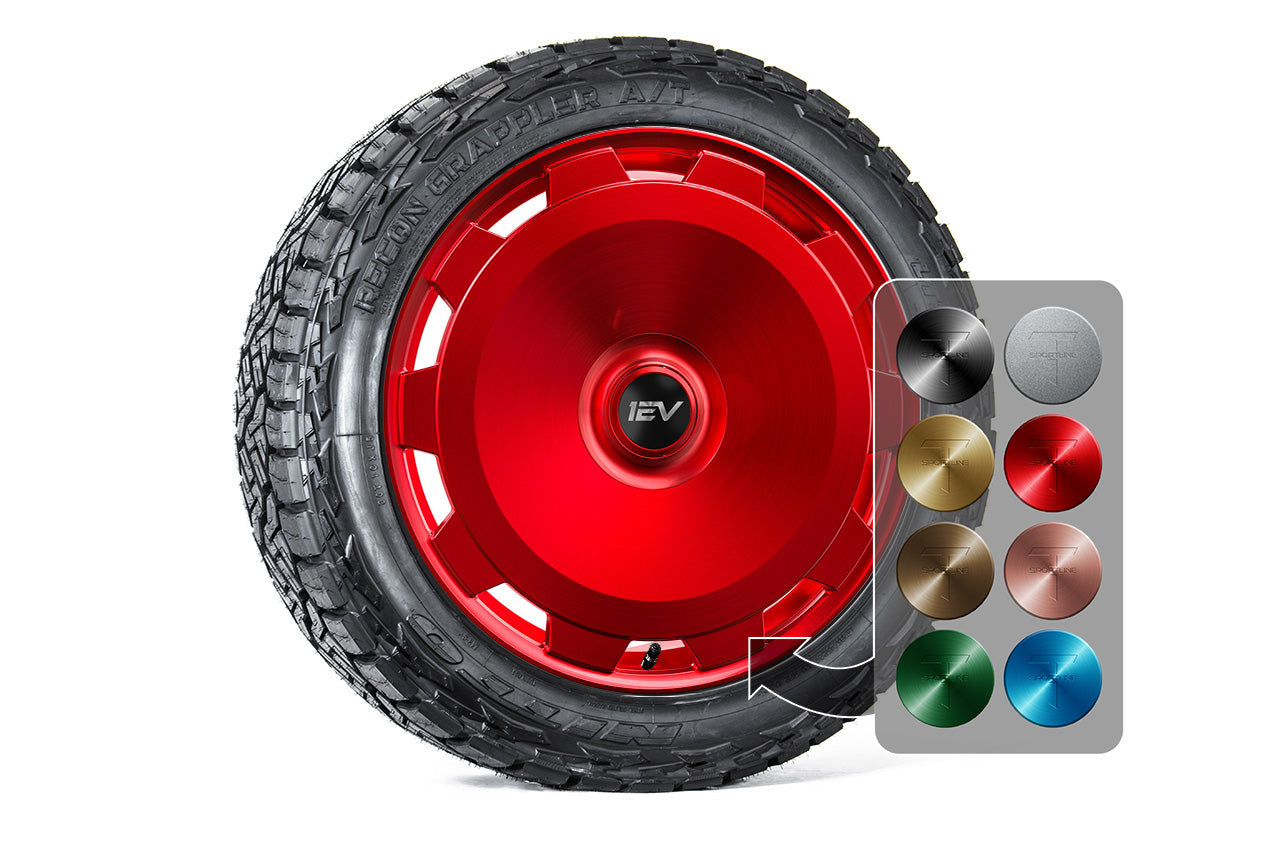 ETM 24" GMC Hummer EV Fully Forged Lightweight Wheel & Tire Package (Set of 4 or 5)