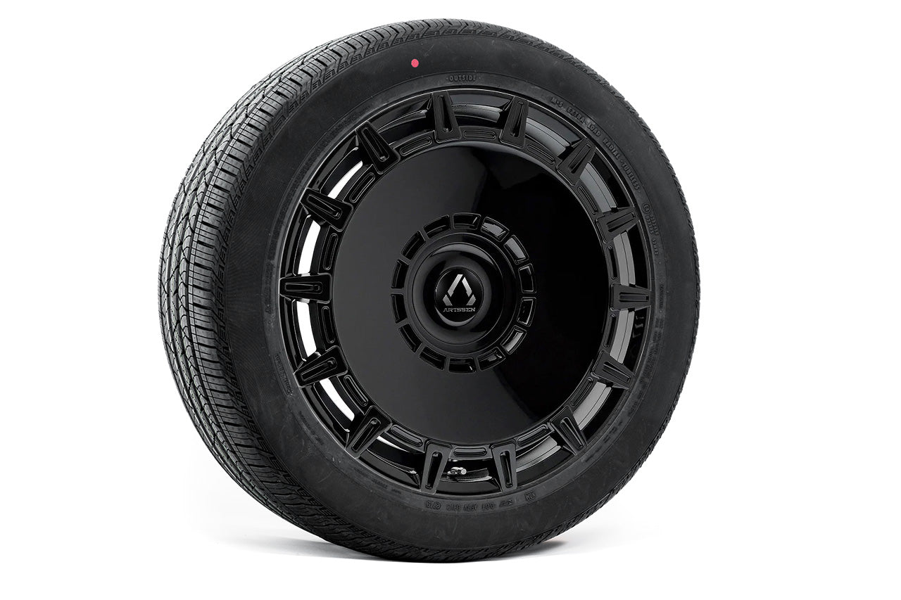 Apollo 24" Cadillac Escalade IQ IQL Full Face Wheel & Tire Package (Set of 4 or 5)