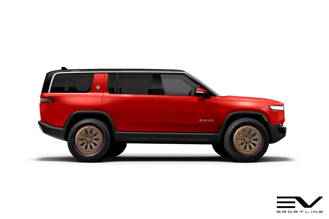 Team 1EV R1000 Adventure 10 Spoke 20" Flow Forged Wheel & Tire Package for Rivian R1T / R1S