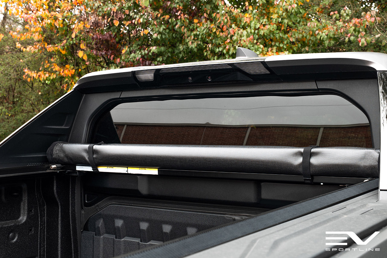 Chevy Silverado EV / Sierra EV Truck Lo Pro Soft Roll-up Tonneau Roll-up Bed Cover by Truxedo