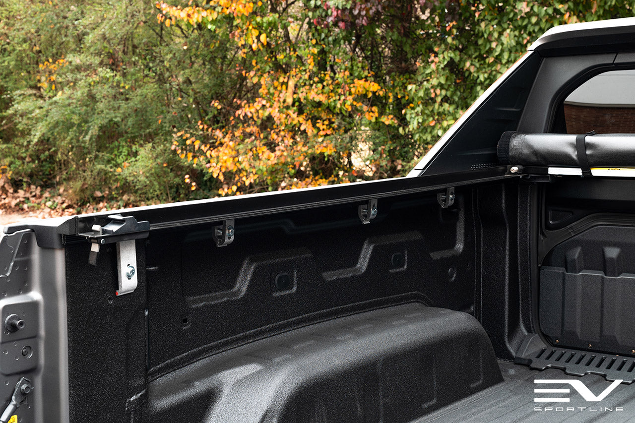 Chevy Silverado EV / Sierra EV Truck Lo Pro Soft Roll-up Tonneau Roll-up Bed Cover by Truxedo