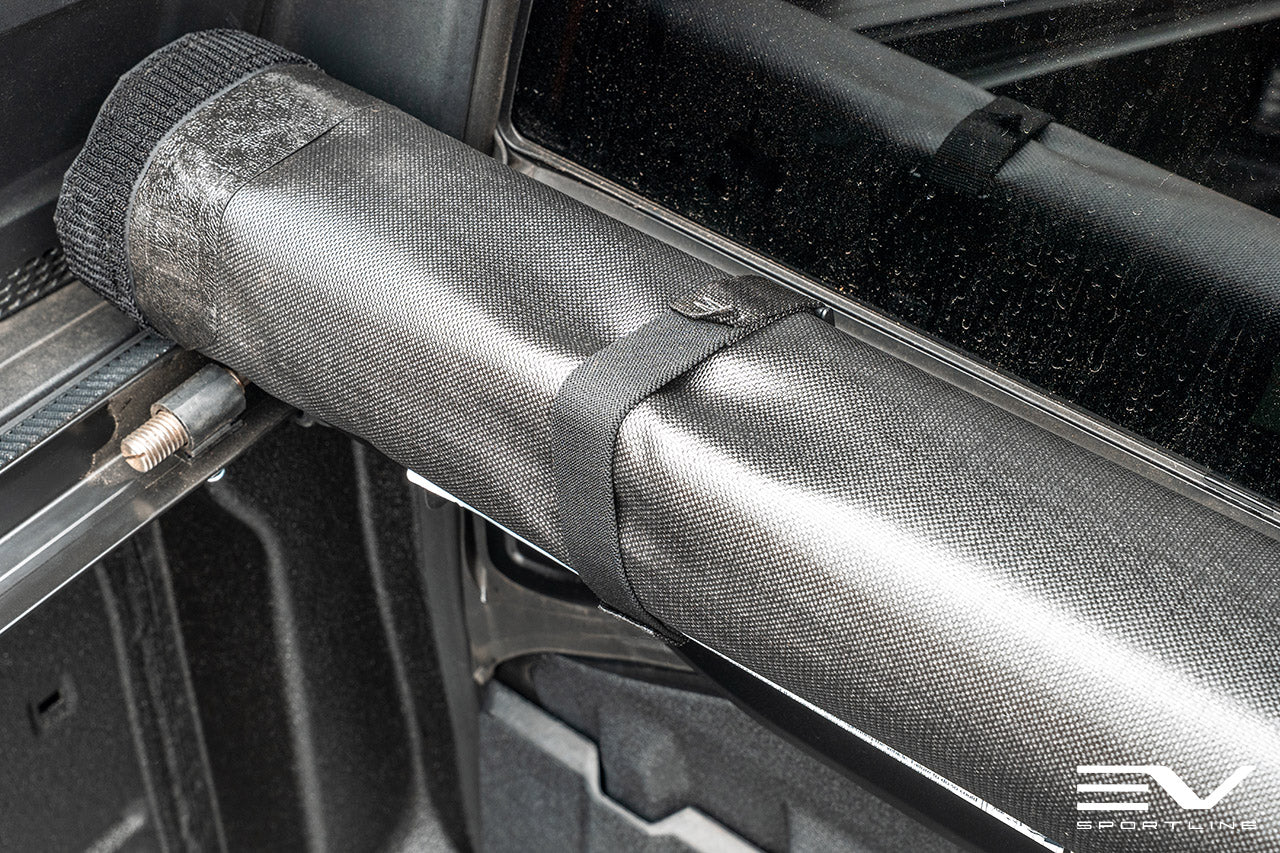 Chevy Silverado EV / Sierra EV Truck Lo Pro Soft Roll-up Tonneau Roll-up Bed Cover by Truxedo