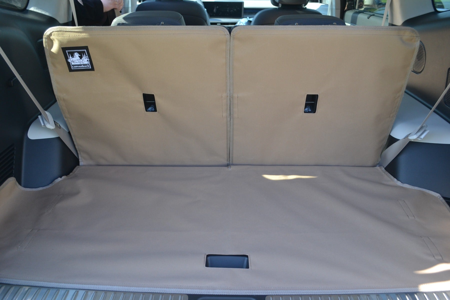 Rear Cargo and Back Seat Down Canvasback Liner and Surface Covers for 2026 Hyundai IONIQ 9
