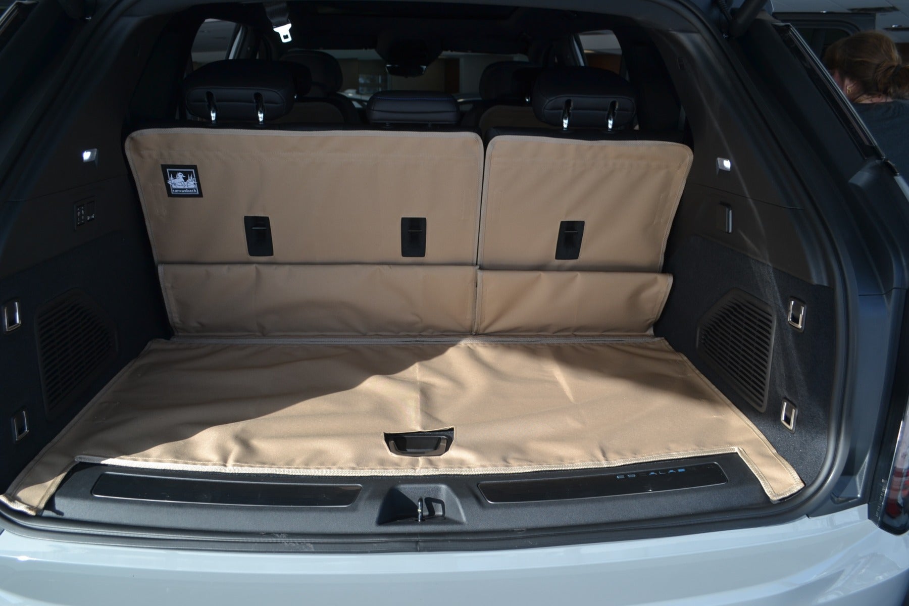 Rear Cargo and Back Seat Down Canvasback Liner and Surface Covers for Cadillac Escalade IQ