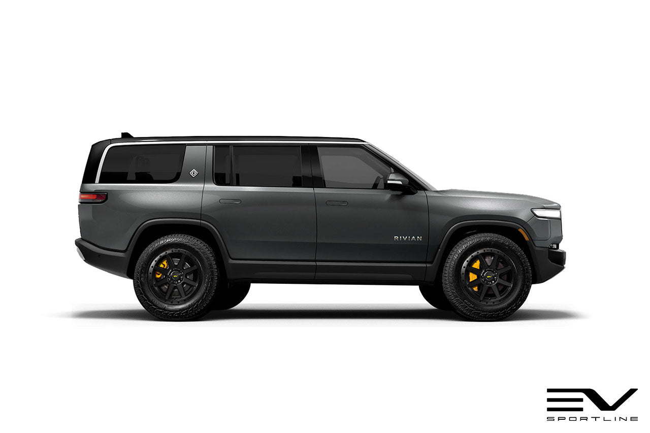 Team 1EV R800 Compass 8 Spoke 20" Flow Forged Wheels & Tire Packages for Rivian R1T / R1S