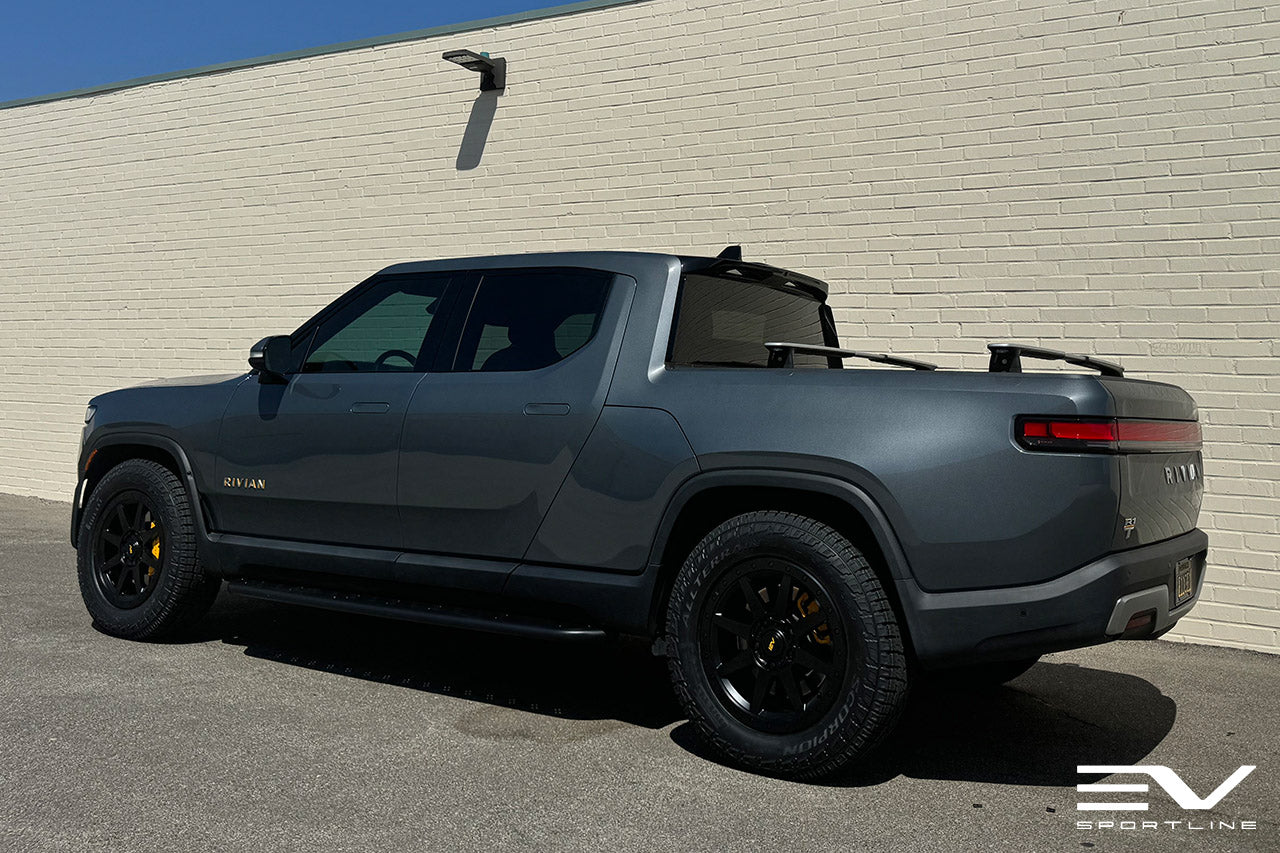 Team 1EV R800 Compass 8 Spoke 20" Flow Forged Wheels & Tire Packages for Rivian R1T / R1S