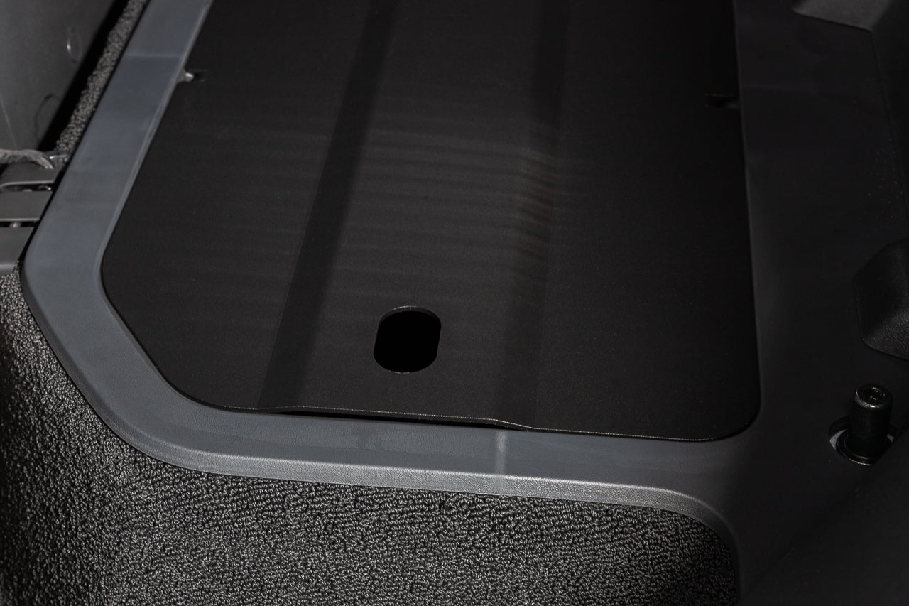 Team 1EV Under Rear Seat Cargo Cover & Dog / Pet Deck for Rivian R1T