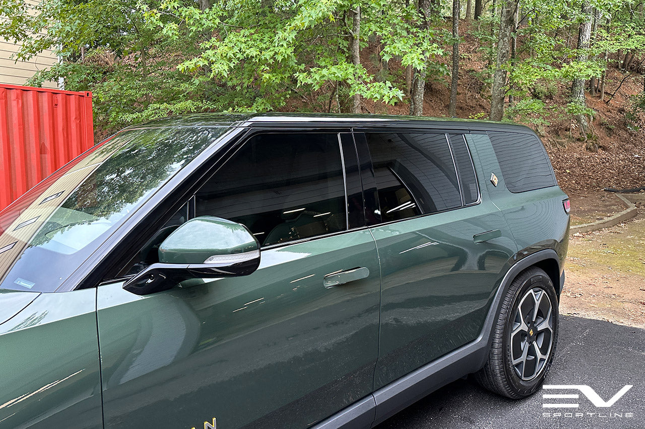 Chrome Delete Black-Out Trim Vinyl Wrap Complete DIY Kit for Rivian R1S