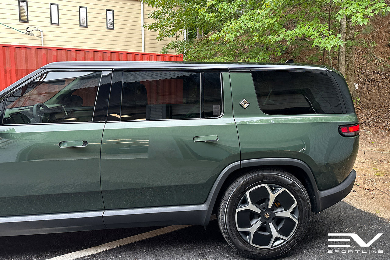 Chrome Delete Black-Out Trim Vinyl Wrap Complete DIY Kit for Rivian R1S