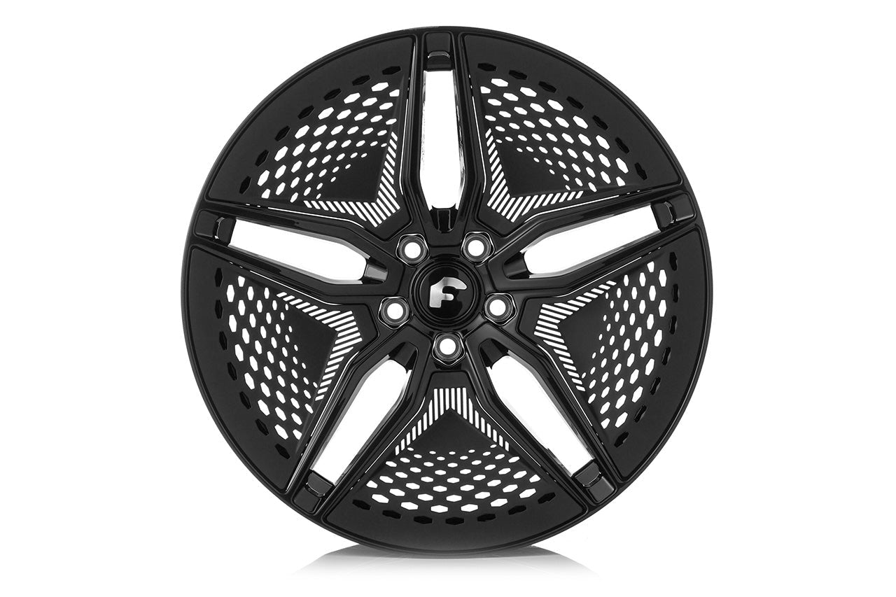 Tesla Model X 2021+ LR / Plaid Forgiato E Vecolo EV 001 22" Wheel and Tire Package (Set of 4) Open Box Special!