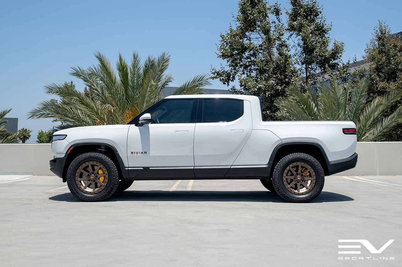 Team 1EV R800 Compass 8 Spoke 20" Flow Forged Wheels for Rivian R1T / R1S