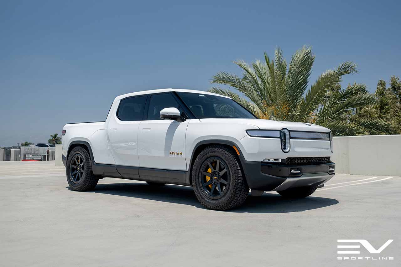 Team 1EV R800 Compass 8 Spoke 20" Flow Forged Wheels & Tire Packages for Rivian R1T / R1S
