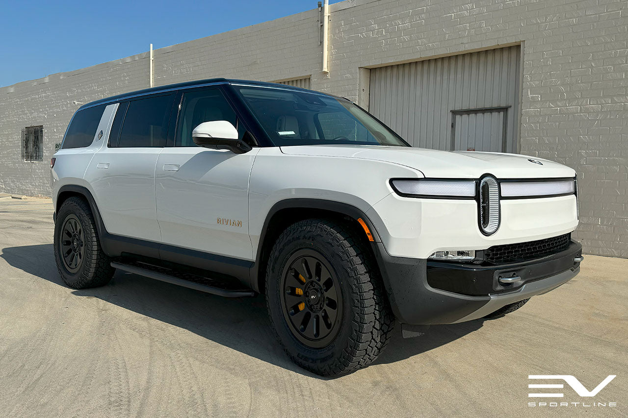 Team 1EV R1000 Adventure 10 Spoke 20" Flow Forged Wheel & Goodyear Wrangler Territory AT Tire Package for Rivian R1T / R1S - Open Box Special!