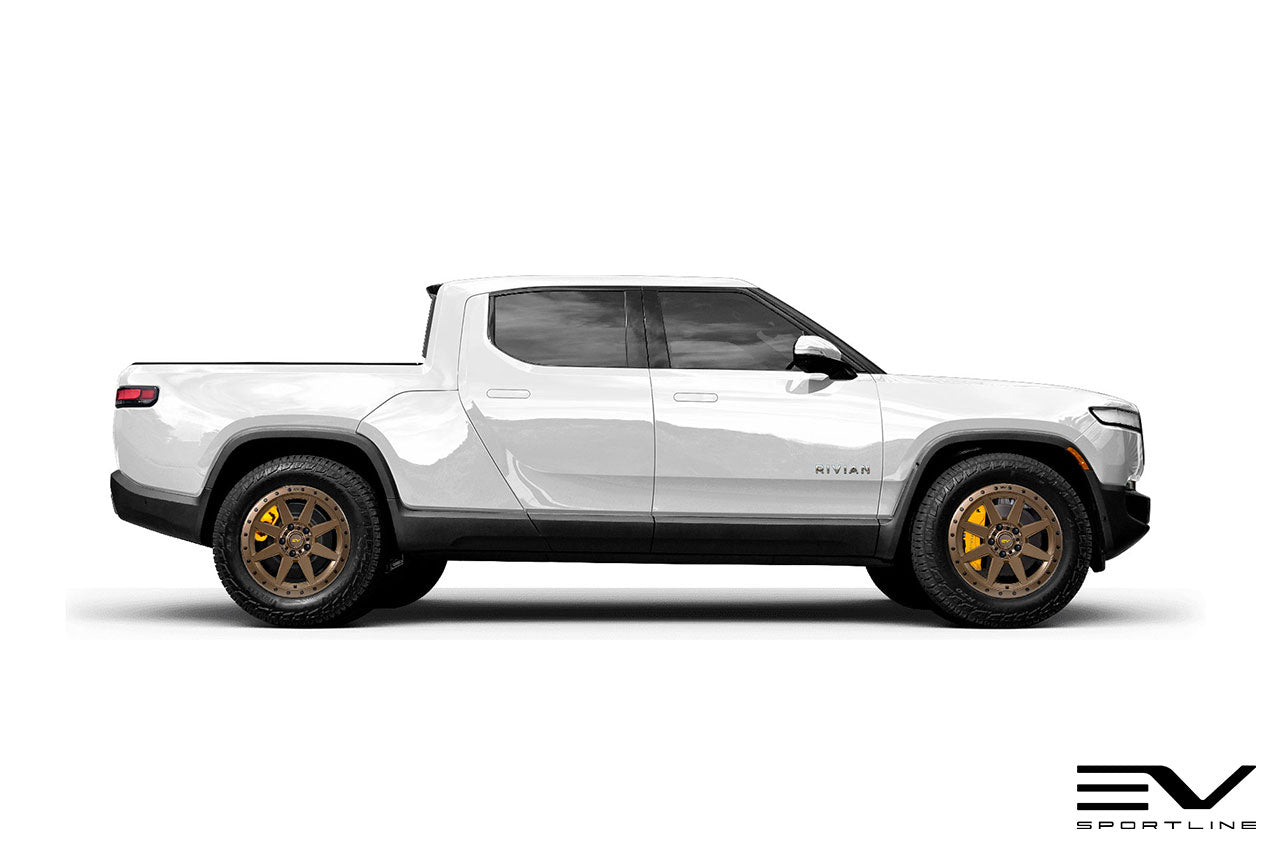 Team 1EV R800 Compass 8 Spoke 20" Flow Forged Wheel & Tire Package for Rivian R1T / R1S - Open Box Special!