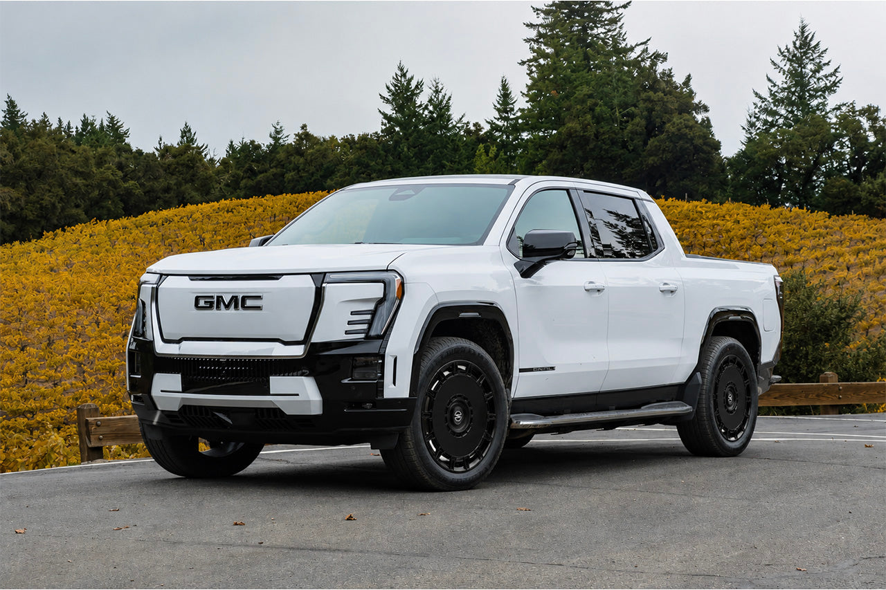 Apollo 24" GMC Sierra EV Full Face Wheels & Tire Packages