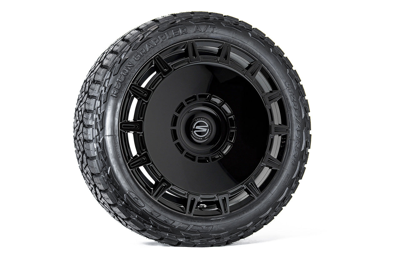 Apollo 24" GMC Hummer EV Full Face Wheel & Tire Package (Set of 4 or 5)