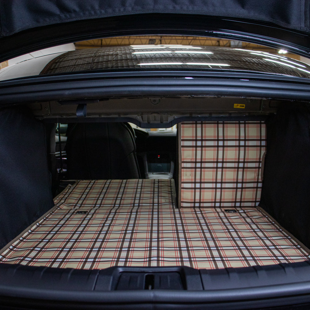 Rear Cargo and Back Seat Down Canvasback Liner and Surface Covers for 2020-Present Porsche Taycan