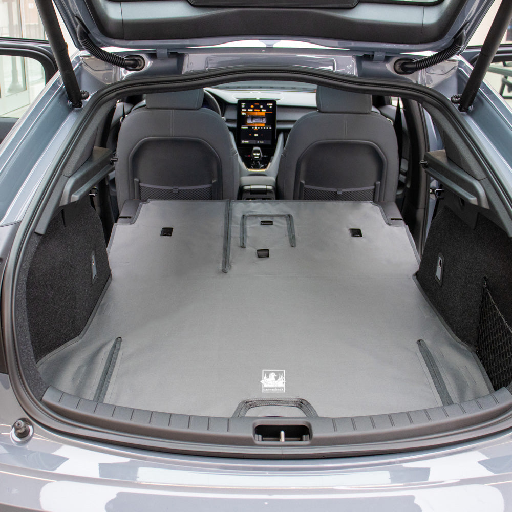 Rear Cargo and Back Seat Down Canvasback Liner and Surface Covers for Polestar 2