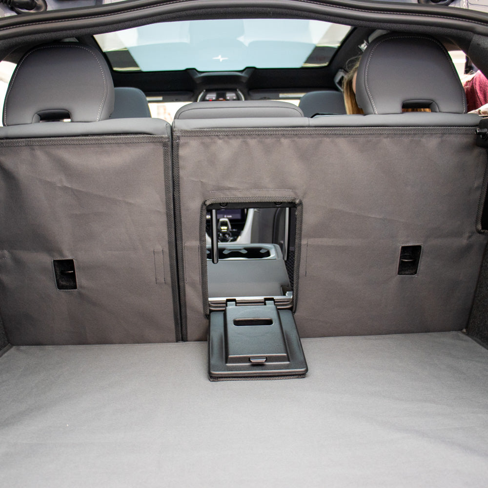 Rear Cargo and Back Seat Down Canvasback Liner and Surface Covers for Polestar 2
