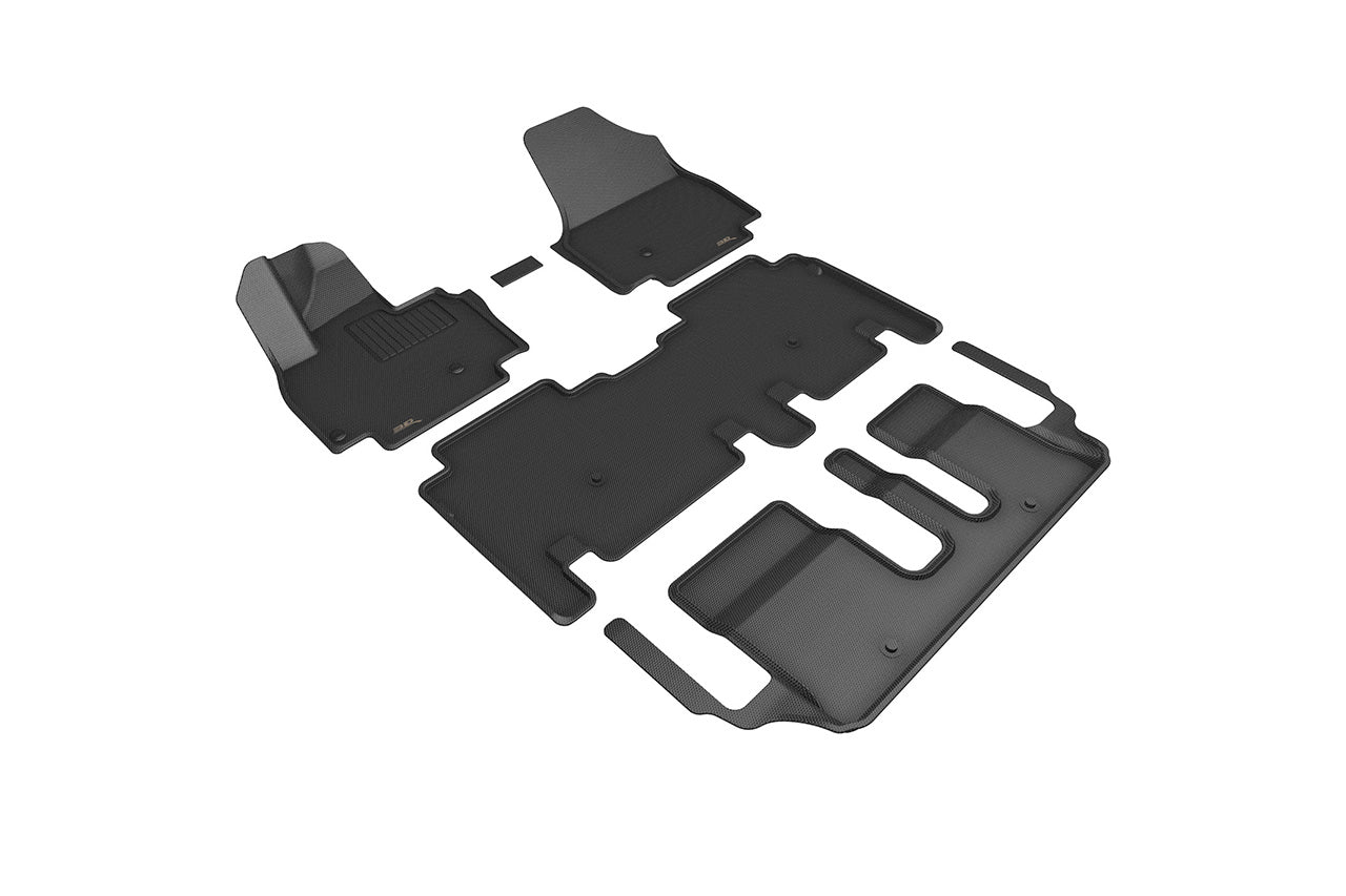 Kia EV9 3D MAXpider Kagu All Weather Custom Fit Floor Liner Mats