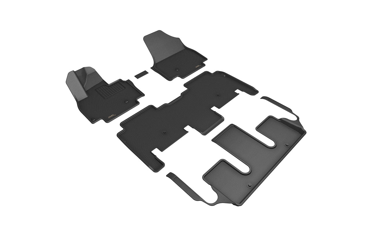 Kia EV9 3D MAXpider Kagu All Weather Custom Fit Floor Liner Mats