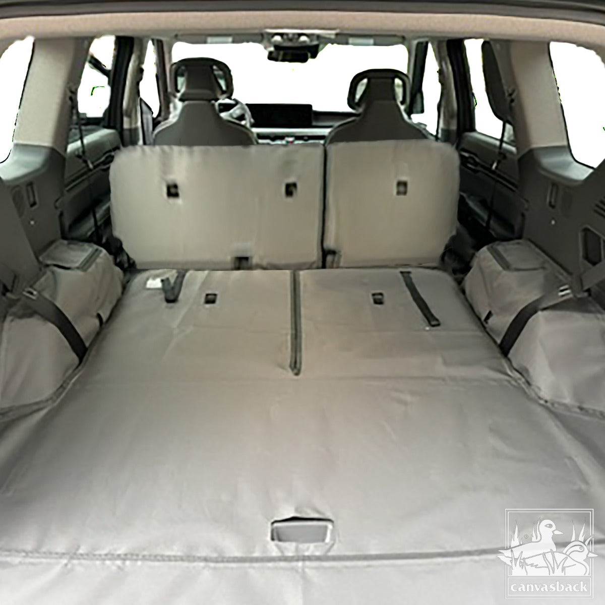 Rear Cargo and Back Seat Down Canvasback Liner and Surface Covers for 2024-Present Kia EV9