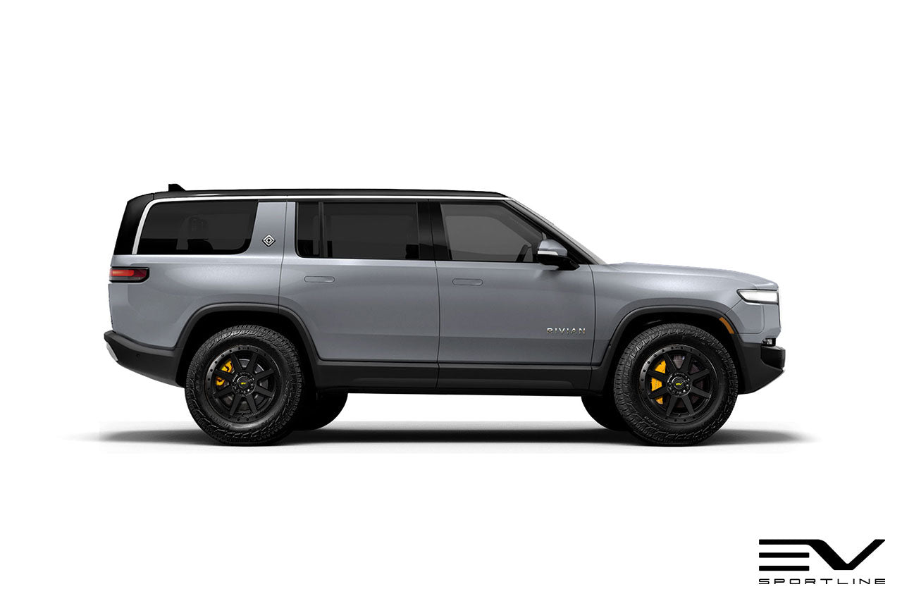 Team 1EV R800 Compass 8 Spoke 20" Flow Forged Wheels & Tire Packages for Rivian R1T / R1S