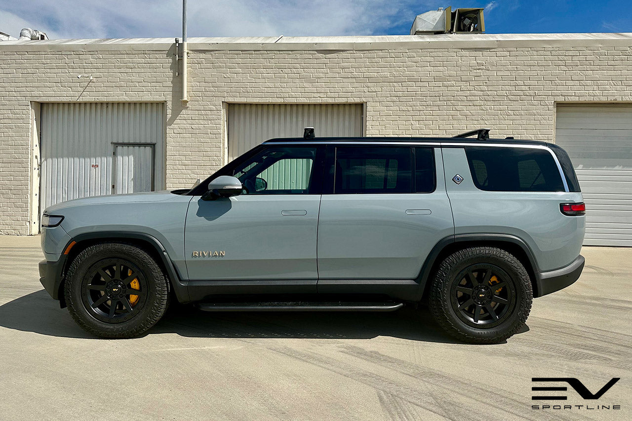 Team 1EV R800 Compass 8 Spoke 20" Flow Forged Wheel & Tire Package for Rivian R1T / R1S