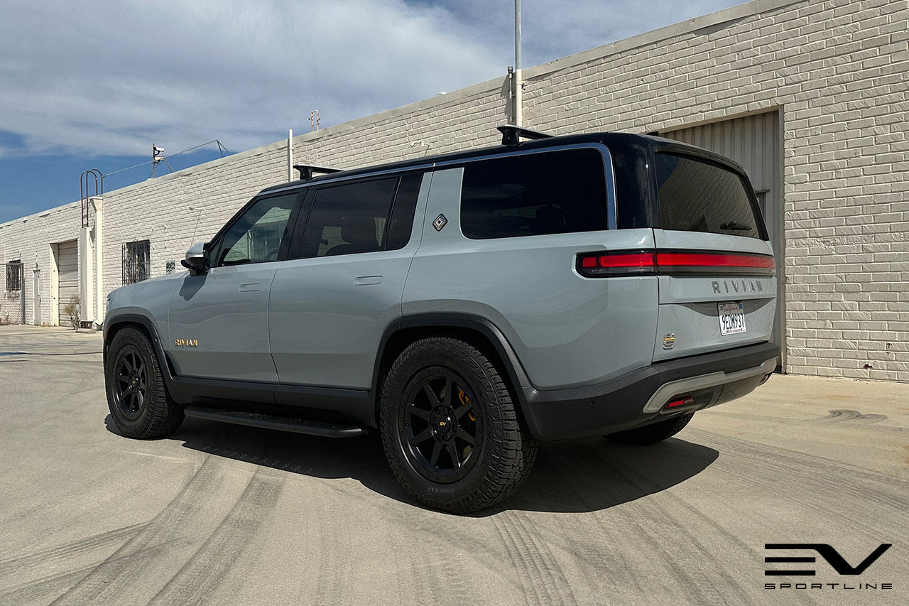 Team 1EV R800 Compass 8 Spoke 20" Flow Forged Wheels & Tire Packages for Rivian R1T / R1S