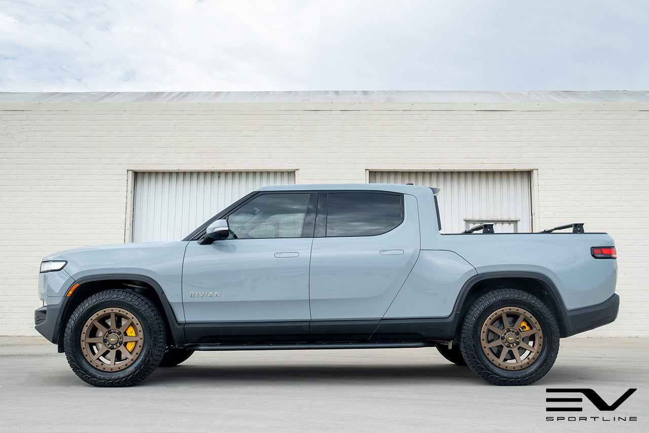 Team 1EV R800 Compass 8 Spoke 20" Flow Forged Wheel & Tire Package for Rivian R1T / R1S