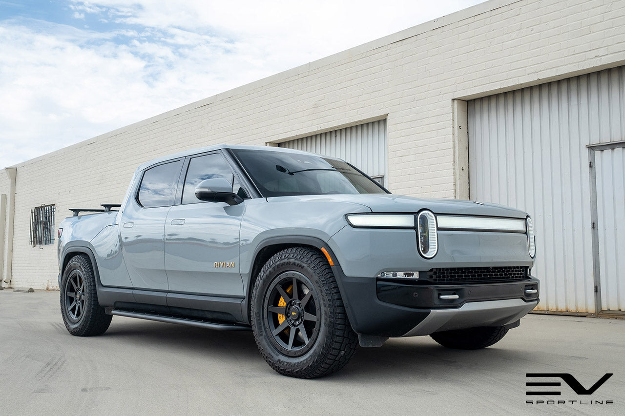 Team 1EV R800 Compass 8 Spoke 20" Flow Forged Wheels & Tire Packages for Rivian R1T / R1S