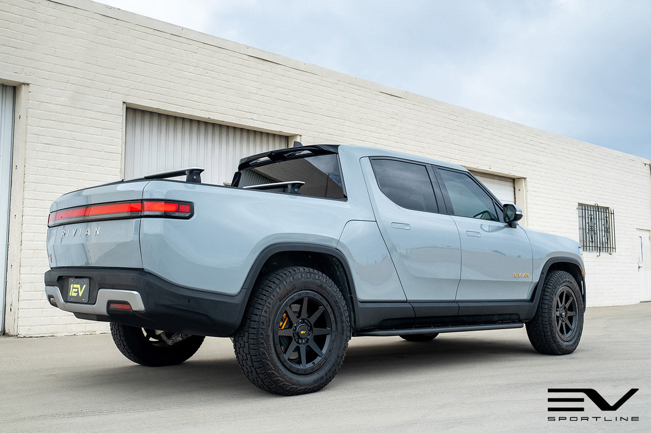Team 1EV R800 Compass 8 Spoke 20" Flow Forged Wheels & Tire Packages for Rivian R1T / R1S
