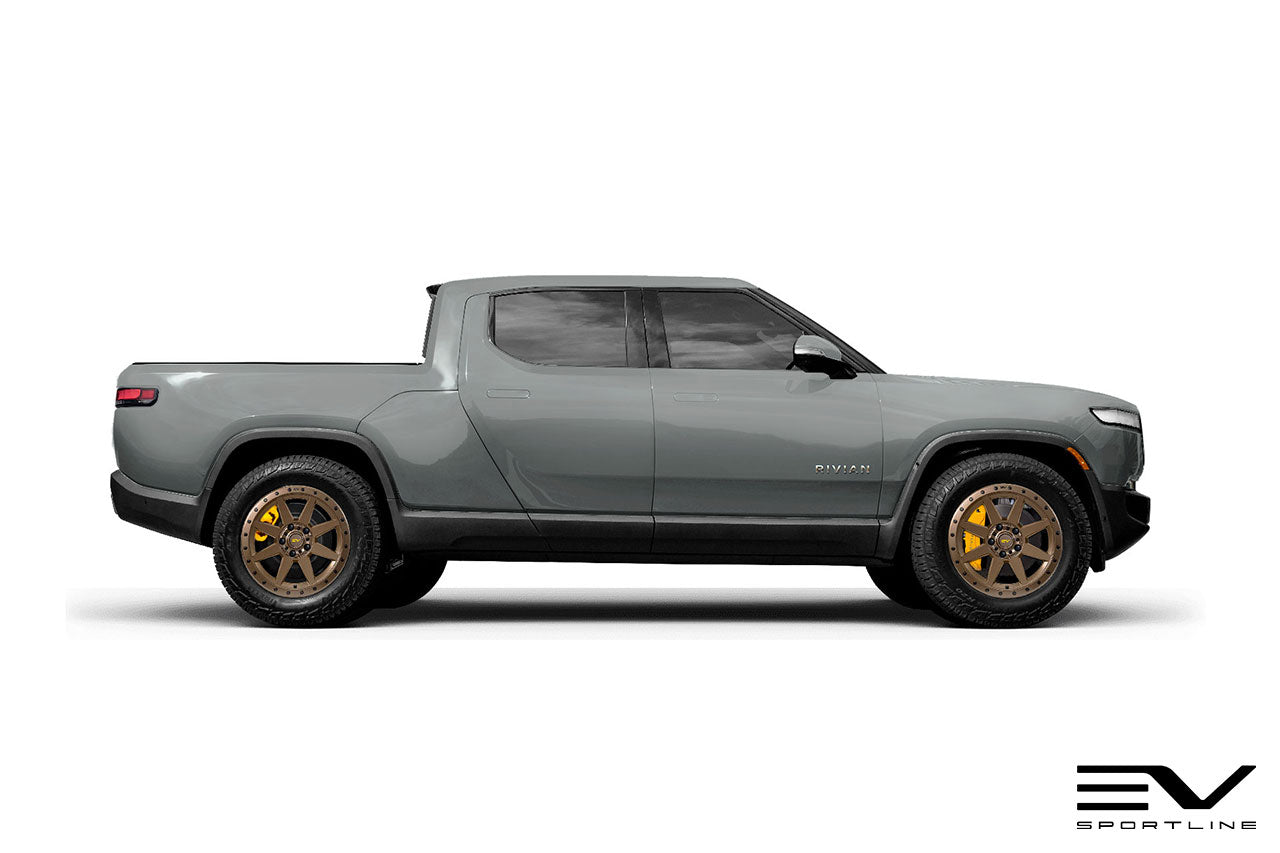 Team 1EV R800 Compass 8 Spoke 20" Flow Forged Wheels & Tire Packages for Rivian R1T / R1S