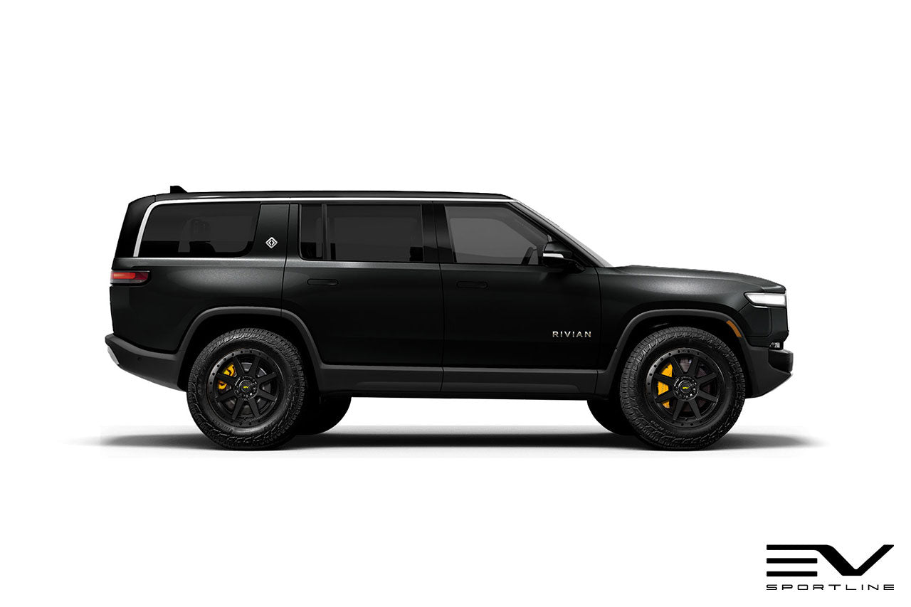 Team 1EV R800 Compass 8 Spoke 20" Flow Forged Wheels & Tire Packages for Rivian R1T / R1S