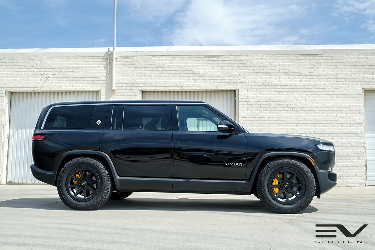 Team 1EV R800 Compass 8 Spoke 20" Flow Forged Wheels & Tire Packages for Rivian R1T / R1S