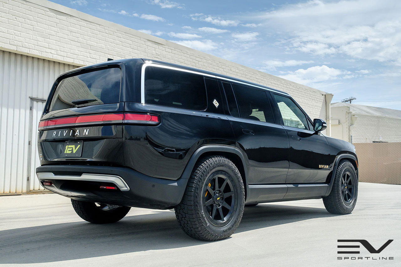 Team 1EV R800 Compass 8 Spoke 20" Flow Forged Wheels & Tire Packages for Rivian R1T / R1S