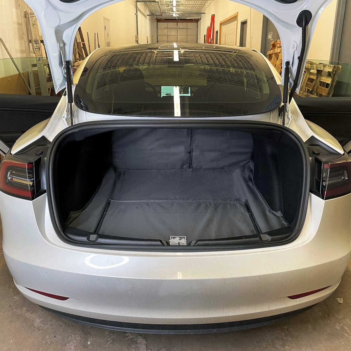 Rear Cargo and Back Seat Down Canvasback Liner and Surface Covers for 2017-Present Tesla Model 3