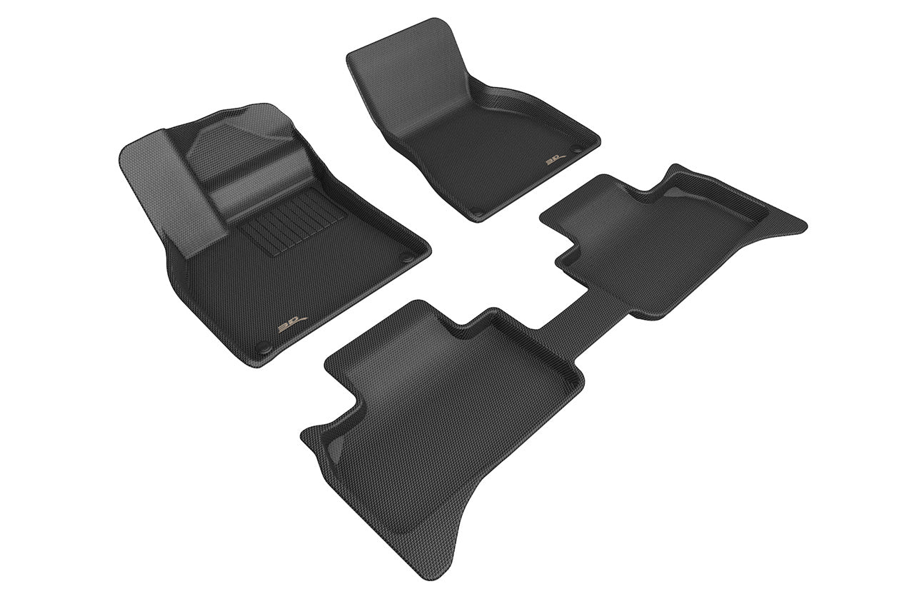 Porsche Macan Electric All Weather Custom Fit Floor Mats by 3D Kagu Maxspider