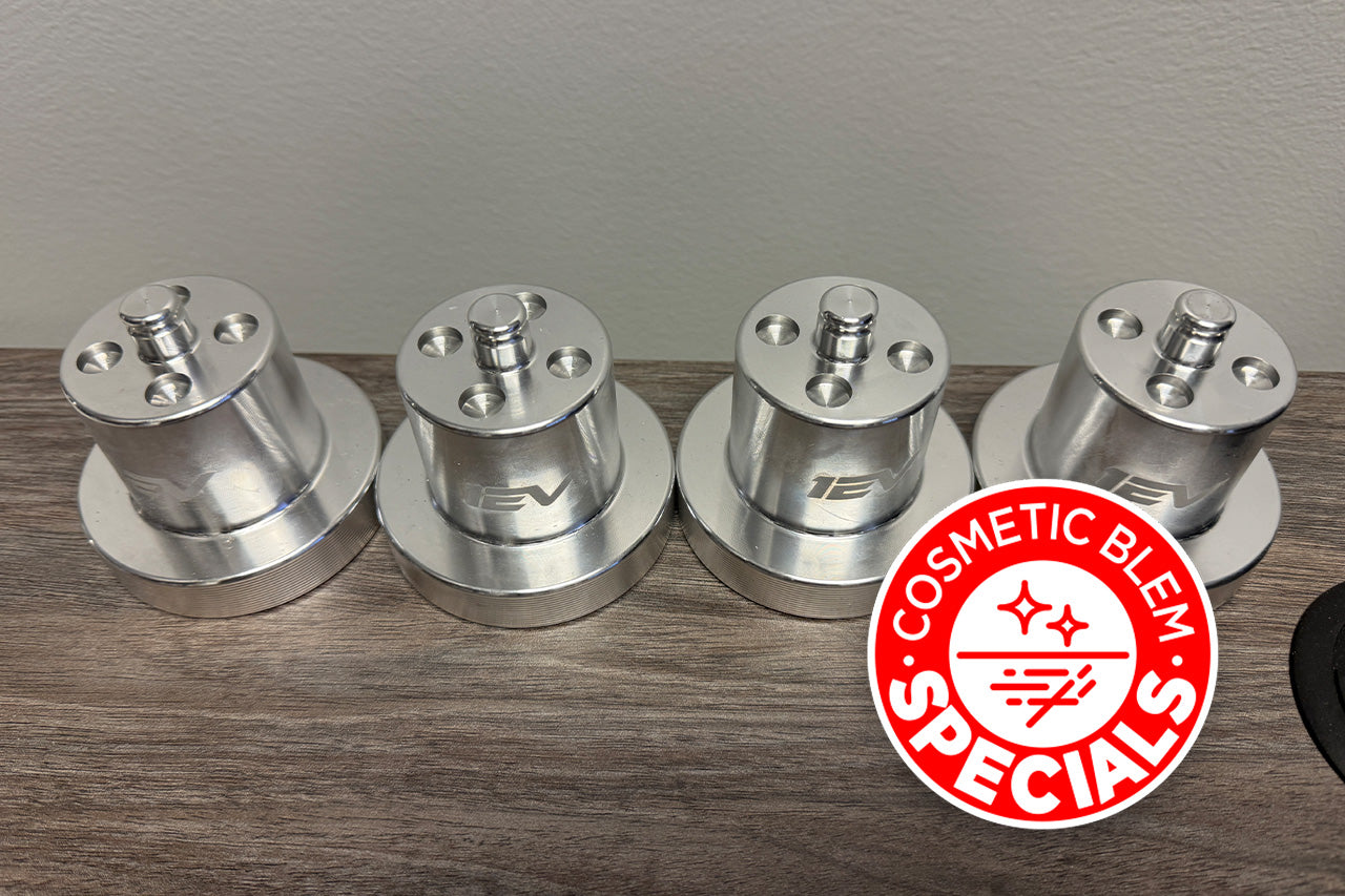 BLOW OUT SPECIAL! Jack Pad Pucks - RMaxx Billet Aluminum for Rivian R1T / R1S