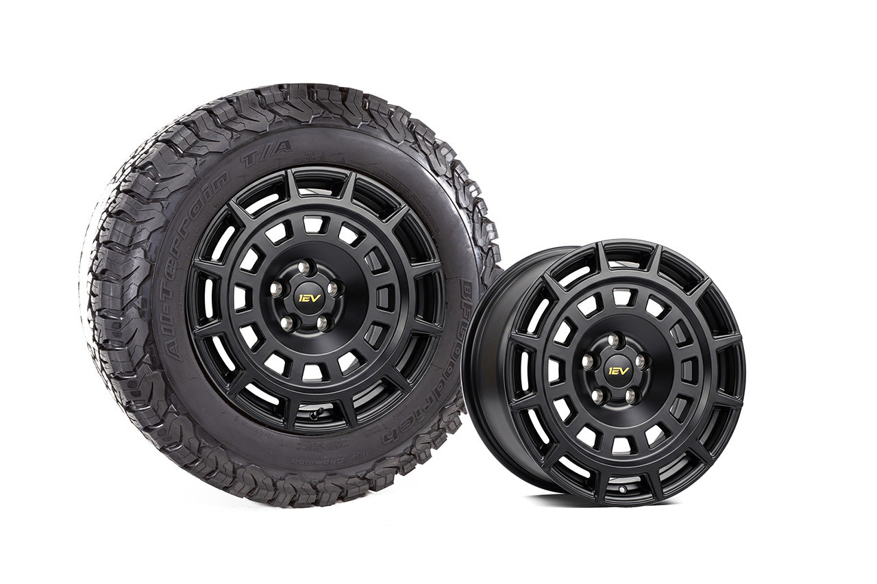 Team 1EV R120F 20" Terrain Fully Forged Wheels & Tires for Rivian R2