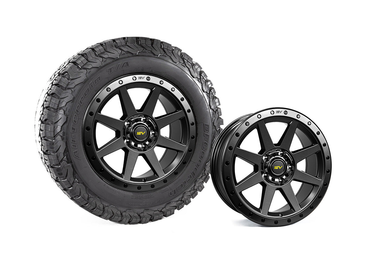 Team 1EV R800 20" Adventure Flow Forged Wheels & Tires for Rivian R2