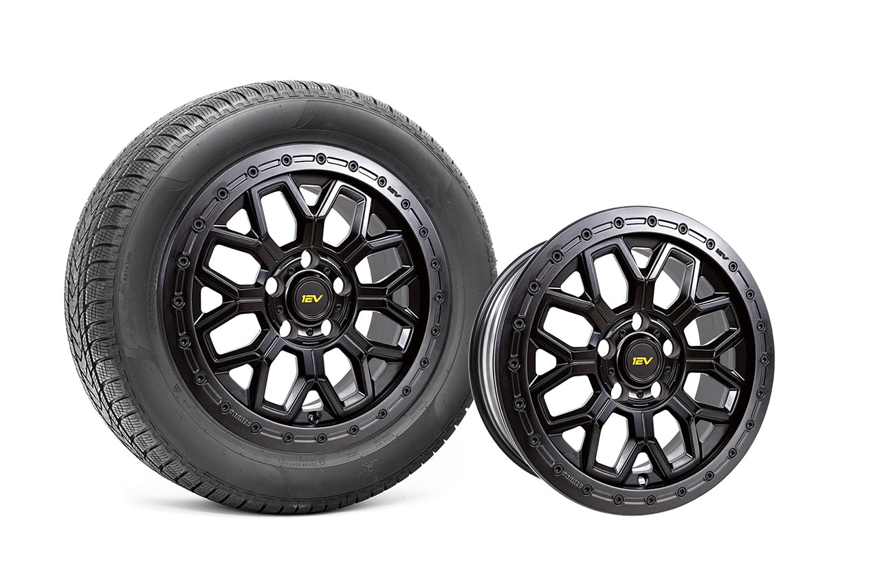 Team 1EV R80B 20" Rmaxx Beadlock Off Road Forged Wheels & Tires for Rivian R2