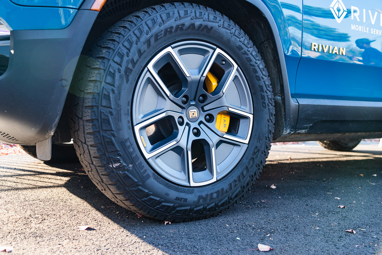 OPEN BOX Special! Aero Spoke Wheel Insert Covers for Five Spoke Rivian R1T / R1S 20" All-Terrain Wheels