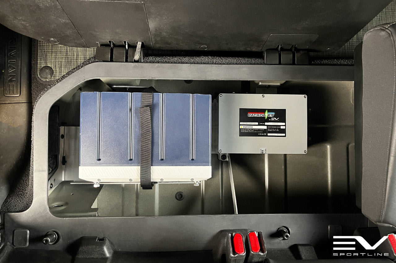Rivian Auxiliary Power Unit System (APU) 12-Volt High Amperage / High Output Energy Supply Systems
