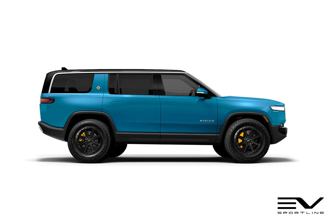 Team 1EV R800 Compass 8 Spoke 20" Flow Forged Wheels & Tire Packages for Rivian R1T / R1S