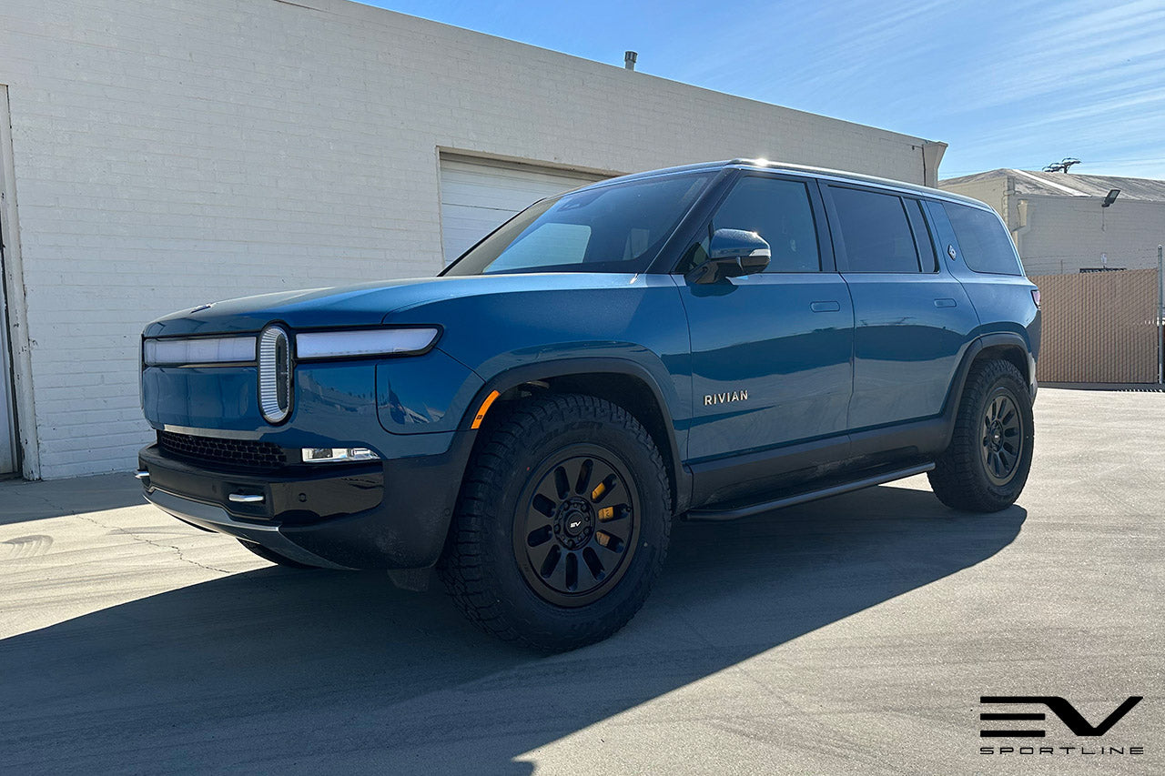 Team 1EV R1000 Adventure 10 Spoke 20" Flow Forged Wheel & Goodyear Wrangler Territory AT Tire Package for Rivian R1T / R1S - Open Box Special!