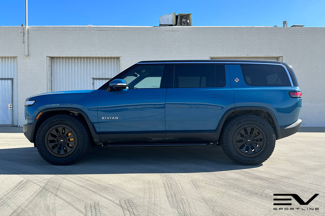 Team 1EV R1000 Adventure 10 Spoke 20" Flow Forged Wheel & Goodyear Wrangler Territory AT Tire Package for Rivian R1T / R1S - Open Box Special!