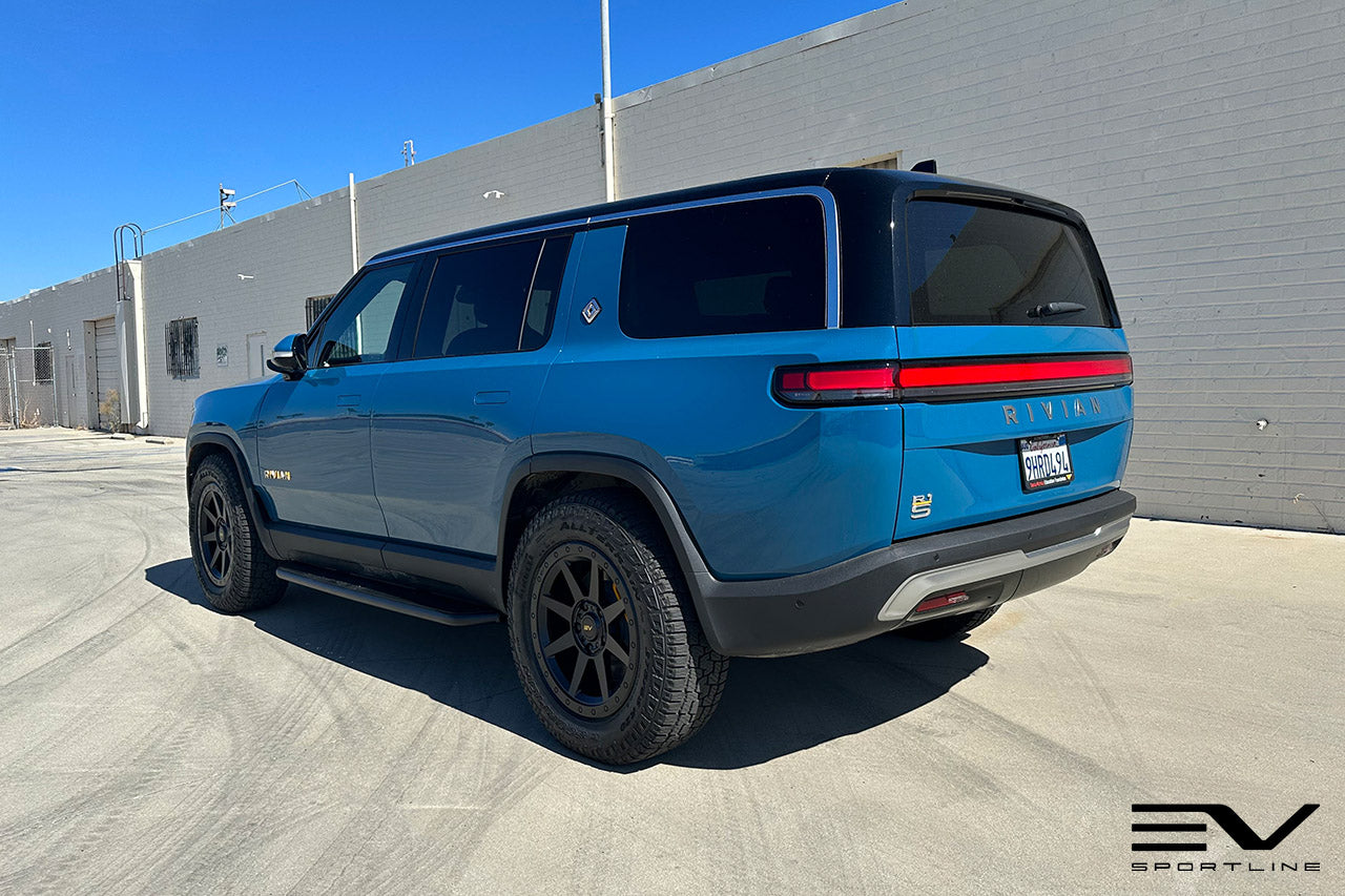 Team 1EV R800 Compass 8 Spoke 20" Flow Forged Wheels & Tire Packages for Rivian R1T / R1S