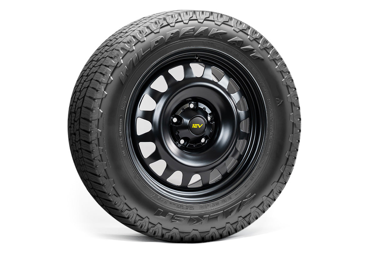 Team 1EV R1600 20" Steel Wheel & Tire Package for Rivian R1T / R1S - Steelies