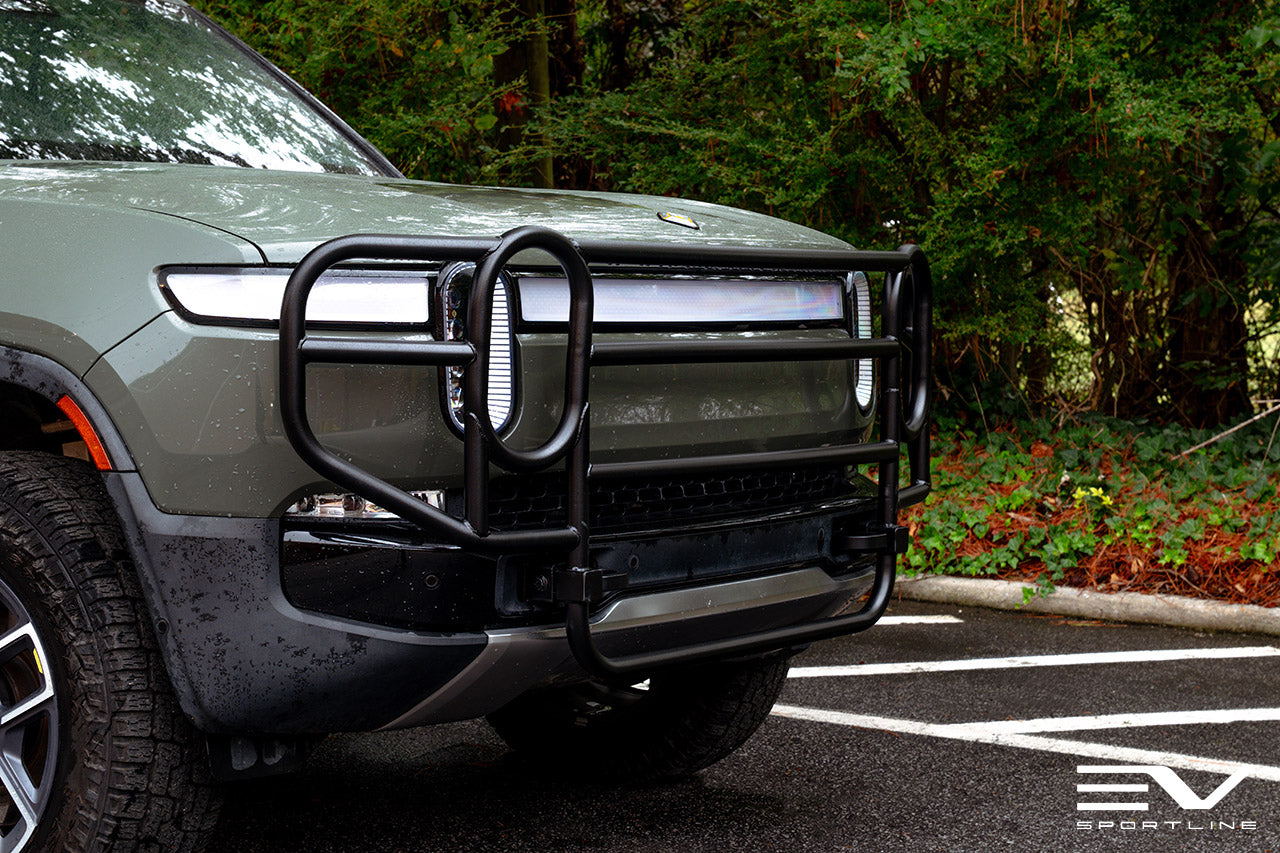 RMaxx Heavy Duty Brush / Bull Bars for Rivian R1T / R1S Front Grille and Rear Bumper